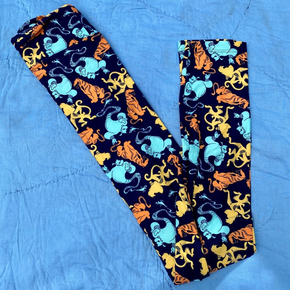 SOLD New! TC2 Lularoe Disney Leggings Aladdin